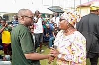Community meeting with Surulere Residents