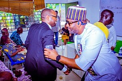 Barr. Eric and Honourable Desmond Elliott